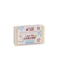MKL Green Nature Savon Surgras Lait de Chèvre Bio Sans Parfum 100g