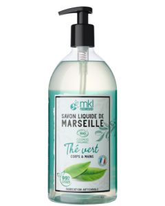 MKL Green Nature Savon Liquide Marseille Bio Thé Vert 1L 
