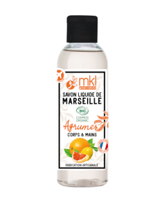 MKL Green Nature Savon Liquide Marseille Bio Agrumes 100 ml