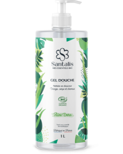 Santalis Gel Douche Aloe Vera Bio 1L