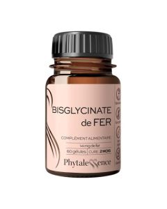 Phytalessence Élémentaires Bisglycinate de Fer 60 gélules