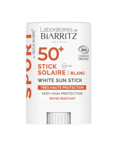 Laboratoires de Biarritz Sport Stick Solaire SPF50+ Blanc 12g