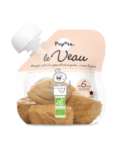 Popote Gourde Veau Bio 60g