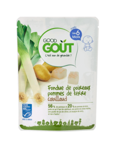 Good Gout Baby Poireaux Pommes De Terre Cabillaud Bio 190g