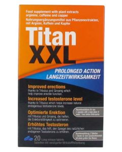 Labophyto Titan XXL Stimulant Sexuel Rapide Action Prolongée Gélules x20