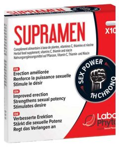 Labophyto Supramen Stimulant Sexuel Rapide Gélules x10
