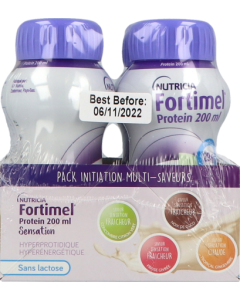 Fortimel Protein Sensation Multisaveurs 200ml X4