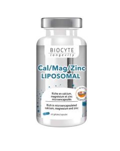 Biocyte Cal/Mag/Zinc Liposomal 60 gélules