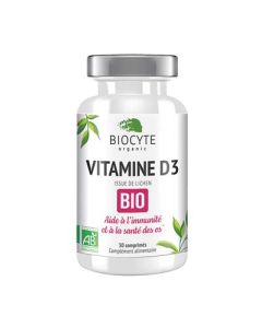 Biocyte Vitamine D3 Bio 30 comprimés