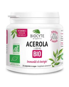 Biocyte Acerola Bio 20 comprimés