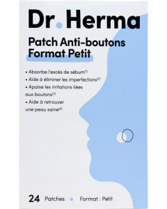 Dr Herma Patch Anti Boutons Format Petit x24