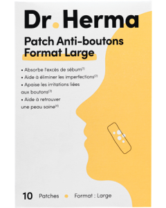 Dr Herma Patch Anti Boutons Format Large x24