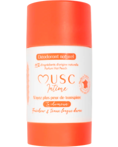 Musc Intime Déodorant Naturel Hot Peach Roll On 50g
