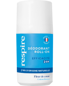 Respire Déodorant Roll-On Fleur de Coton 15 ml