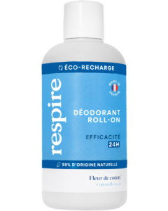Respire Recharge Déodorant Roll-On Fleur de Coton 150 ml