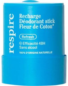 Respire Déodorant Stick Bio Recharge Fleur de Coton 50g