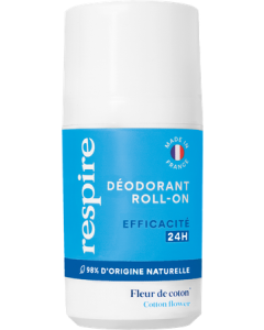 Respire Déodorant Roll On Fleur De Coton 50ml