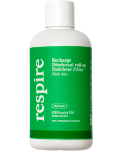 Respire Recharge Déodorant Roll On Fraicheur D'Aloe 150ml