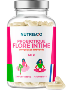 Nutri&Co Probiotiques Flore Intime Gélules x60