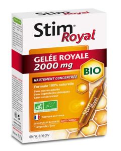 Nutreov Stim Royal Gelée Royale Bio 2000Mg 20 Ampoules 