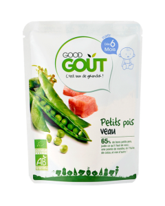 Good Gout Baby Petits Pois Veau Bio 190g