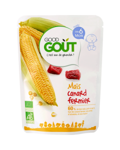 Good Gout Baby Mais Canard Fermier Bio 190g