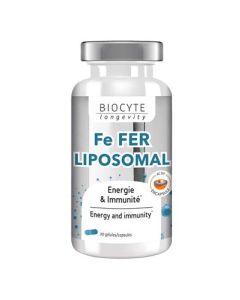 Biocyte FE Fer Liposomal 30 gélules