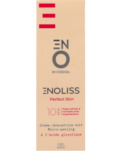 Codexial Enoliss Perfect Skin 10 AHA Crème Rénovatrice Nuit Micropeeling 30ml