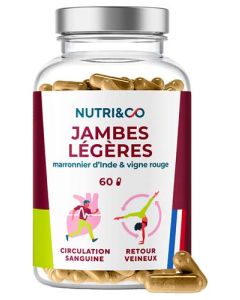 Nutri&Co Jambes Légères Gélules x60