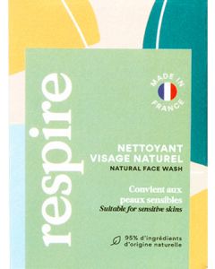 Respire Nettoyant Visage Solide 50 g