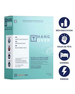 Hedonist Labs Hang-Over Citron-Gingembre 20 comprimés