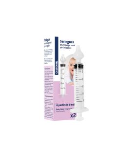 Stentil Seringues Réutilisables Pour Mouchage et Lavage Nasal Bébé x2