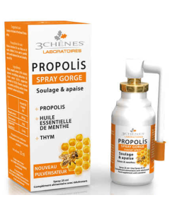 3 Chênes Propolis Spray Buccal 25ml