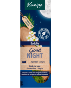 Kneipp Huile de Bain Good Night Pin Amyris 100ml