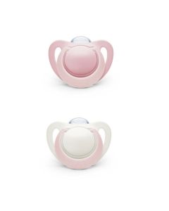 Nuk 2 Sucettes Taille 1 GENIUS Fille