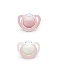 Nuk 2 Sucettes Taille 2 GENIUS Fille