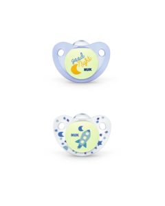 Nuk 2 Sucettes Taille 3 TRENDLINE Night garçon
