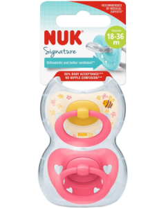 Nuk Sucette Silicone Signature 18/36m Fille X2