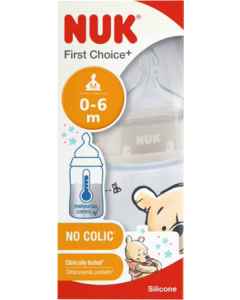 Nuk Biberon First Choice+ Fc+ Tc 150ml Silicone 0/6m M Winnie