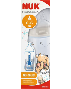 Nuk Biberon First Choise+ Fc+ Tc 300ml Silicone 0/6m M Winnie