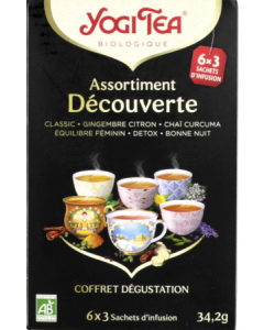 Yogi Tea Assortiment Decouverte Bio Infusette 2g 18