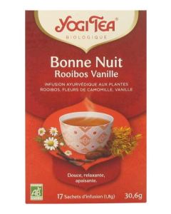 Yogi Tea Bonne Nuit Rooibos Vanille Bio Infusette 2g x17