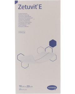 Zetuvit E Pansement Absorbant Sterile 10cm X 20cm 25