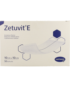 Zetuvit E Pansement Absorbant 10cm X 10cm 50