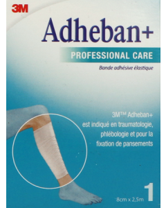 3m Adheban Bande Adhésive Elastique 8cmx2,5m