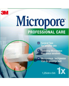 3m Micropore Sparadrap Microporeux Blanc 12mm5 X 5m