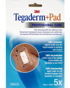 3m Tegaderm + Pad Pansements 9cmx10cm 5 unités