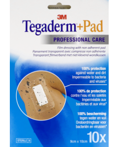 3m Tegaderm + Pad Pansements 9cmx10cm 10 unités