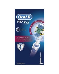 Oral-B PRO 600 FlossAction, Brosse À Dents Électrique, par Braun
