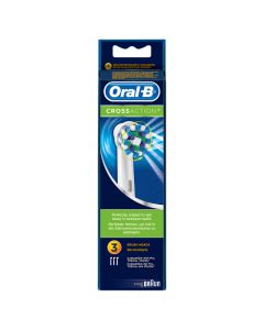 Oral-B CrossAction Brossettes De Rechange Pour Brosse À Dents Électrique x3